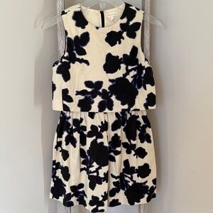 Crewcuts Black and Cream Floral Dress